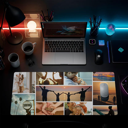 Personalized Modern Photo Collage Desk Pad - HEYITSTRENDY