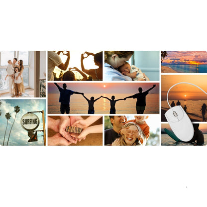 Personalized Modern Photo Collage Desk Pad - HEYITSTRENDY