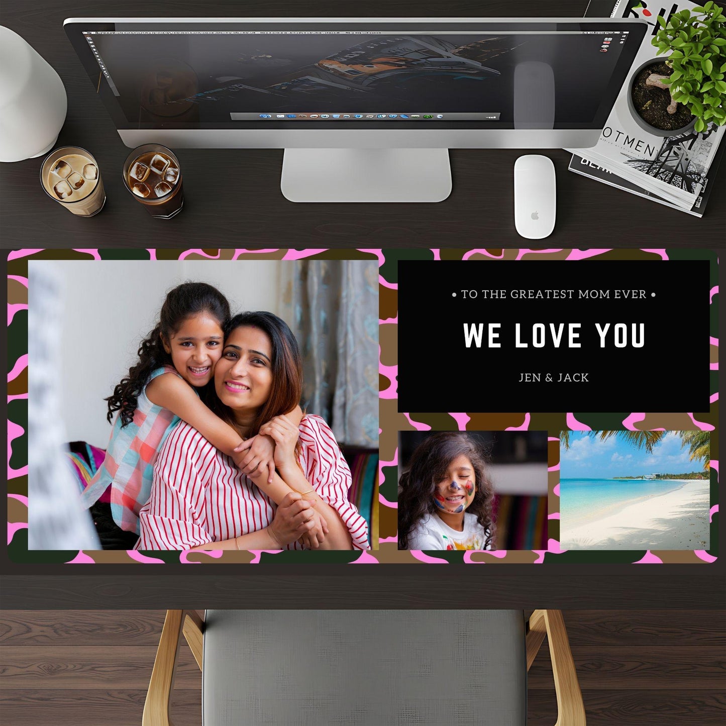 Personalized Photo Desk Pad - HEYITSTRENDY