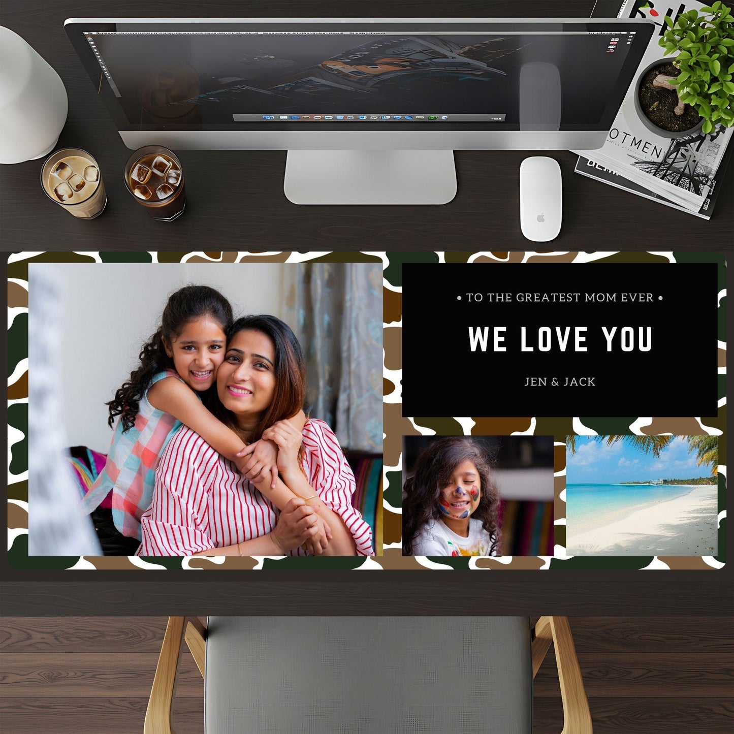 Personalized Photo Desk Pad - HEYITSTRENDY
