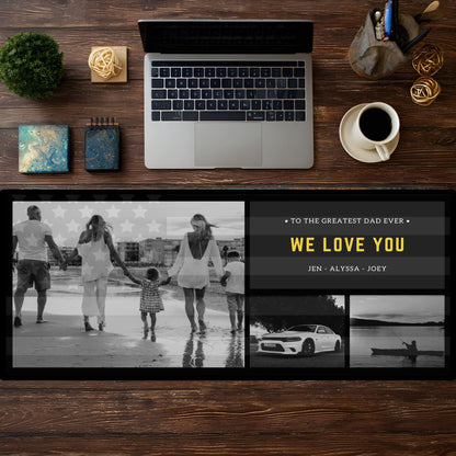 Personalized USA Photo Desk Pad - HEYITSTRENDY