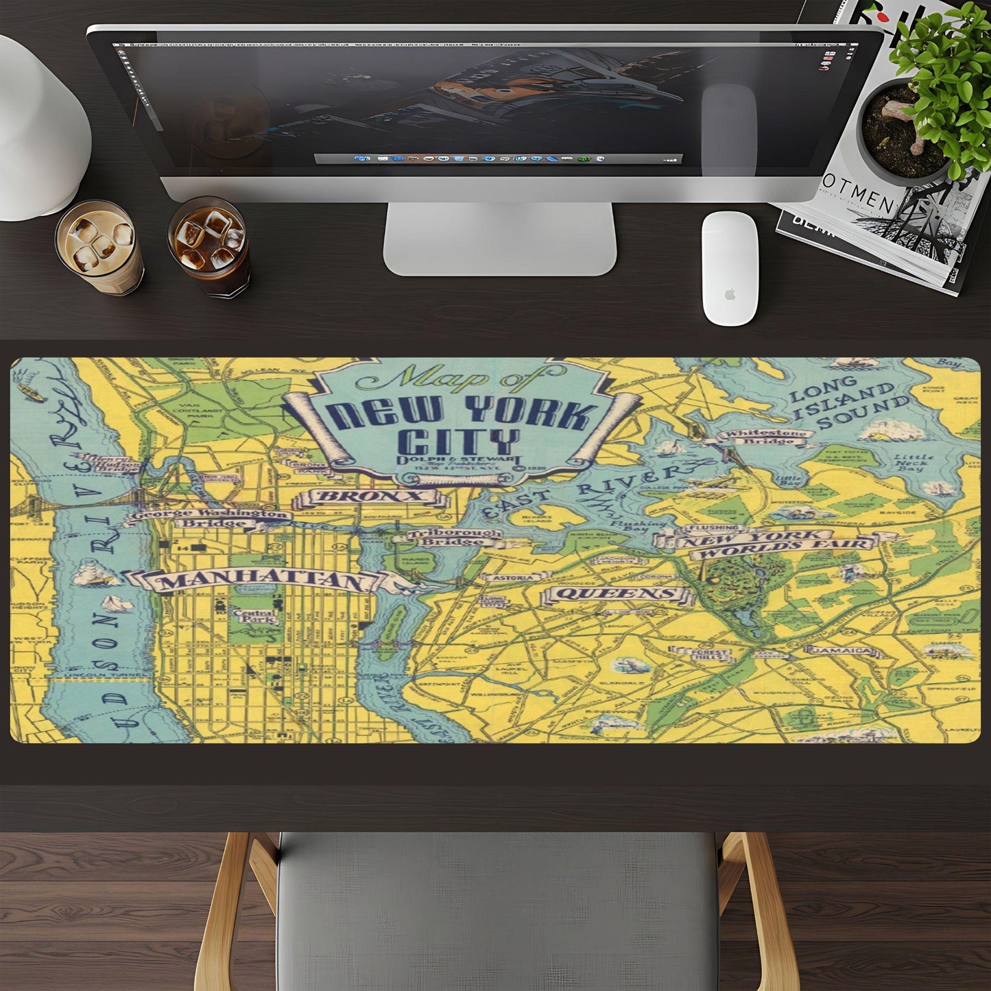 Pictorial Map of NYC - HEYITSTRENDY