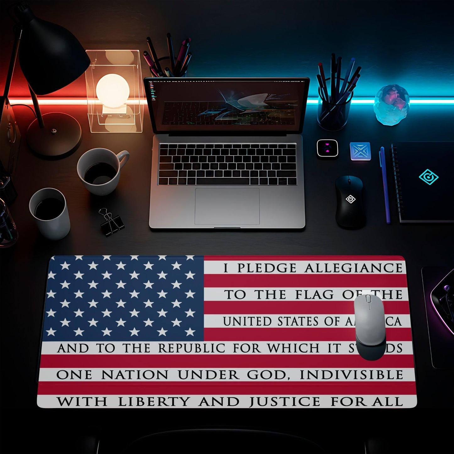 Pledge Allegiance USA Flag Desk Pad - HEYITSTRENDY