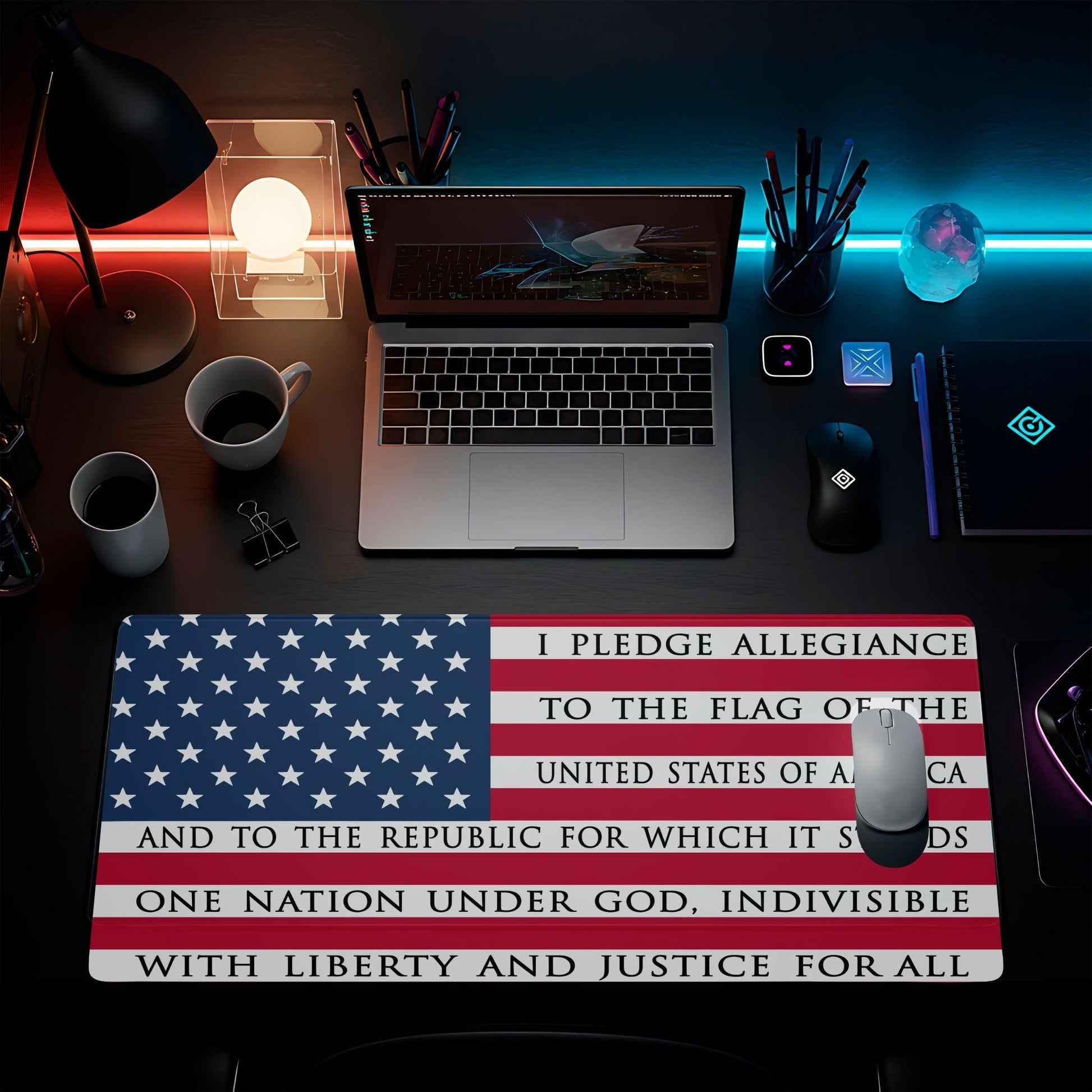 Pledge Allegiance USA Flag Desk Pad - HEYITSTRENDY