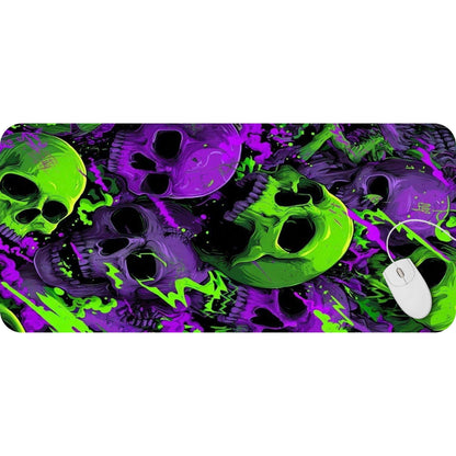 Purple and Green Skulls - HEYITSTRENDY