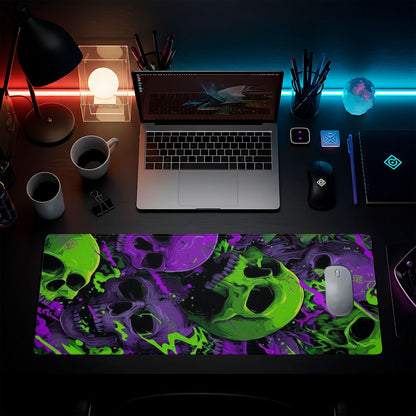 Purple and Green Skulls - HEYITSTRENDY