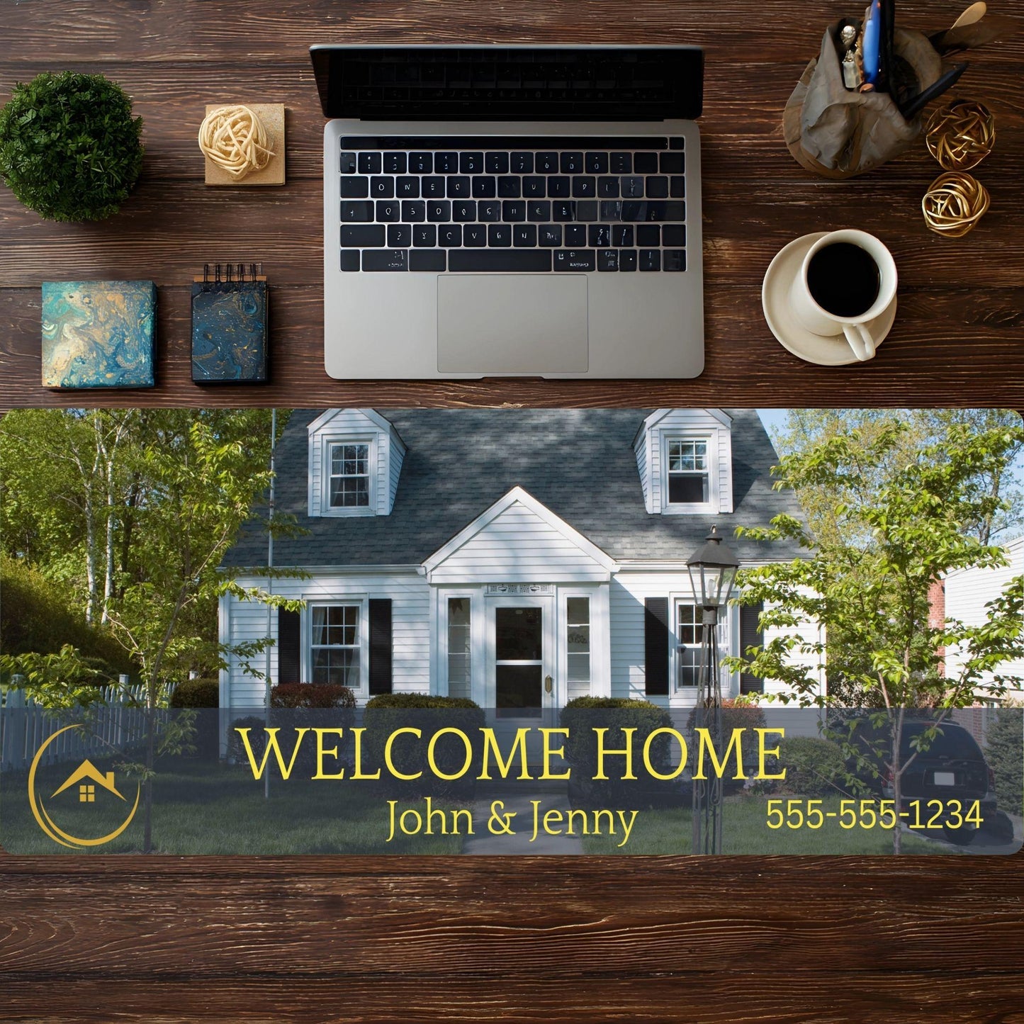 Real Estate Agent Desk Pad - HEYITSTRENDY