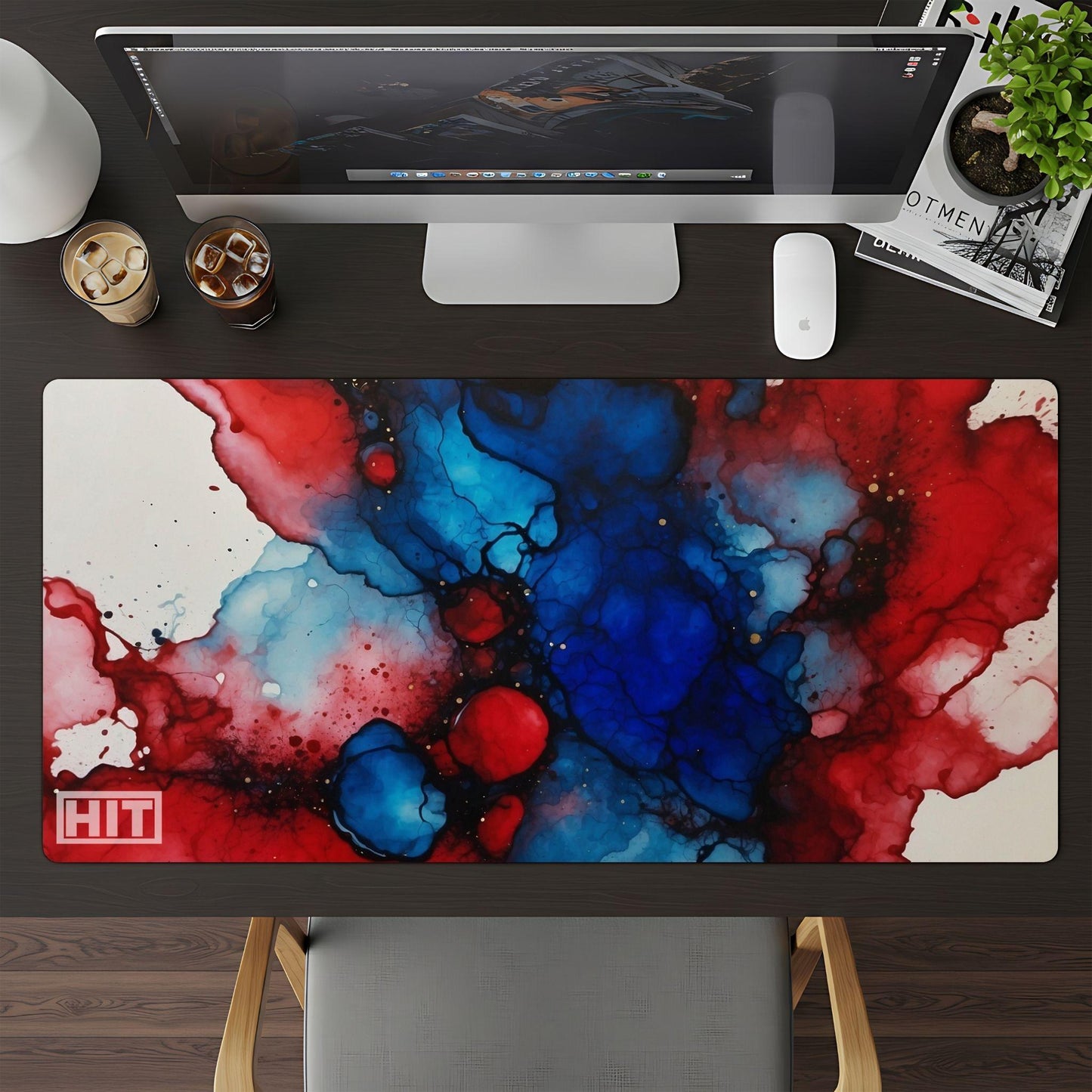Red & Blue Ink - HEYITSTRENDY