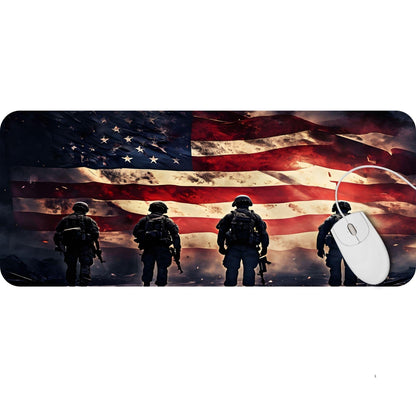 Soldiers in the USA Desk Pad - HEYITSTRENDY