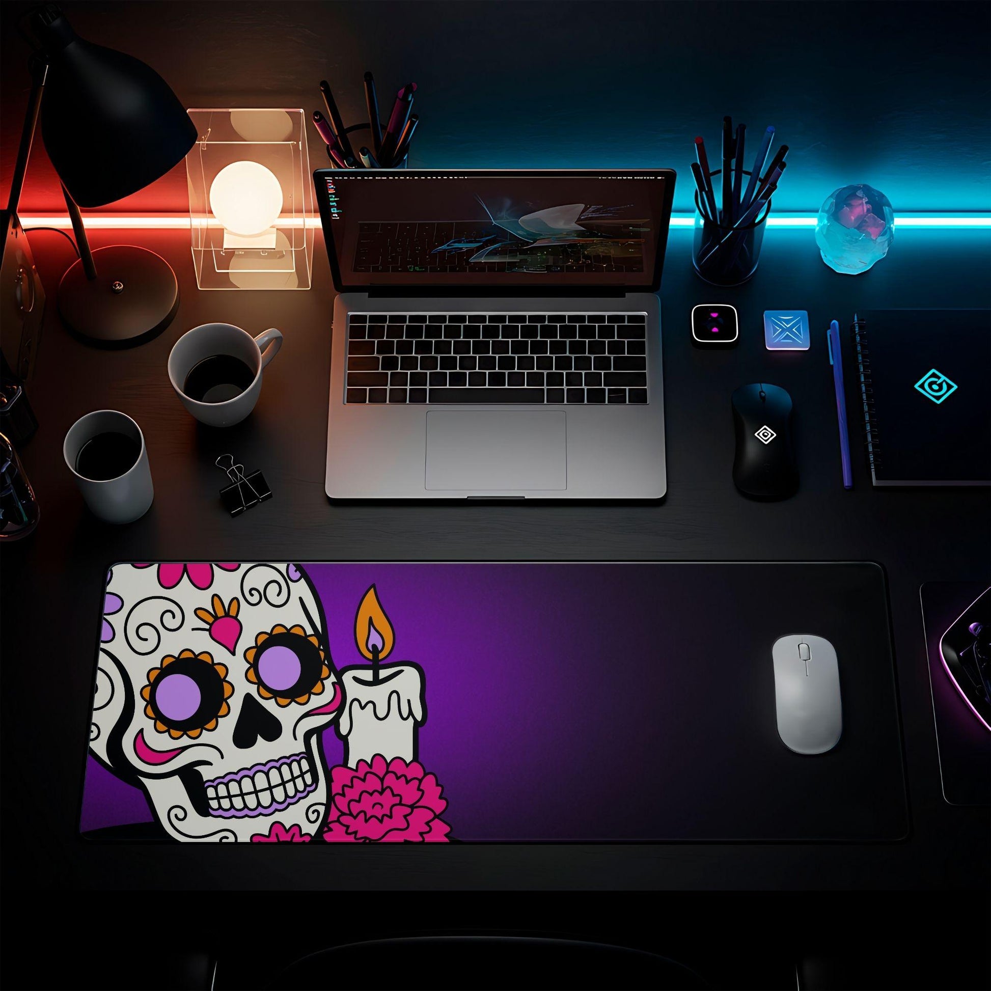 Sugar Skull Candle - HEYITSTRENDY
