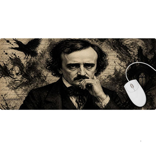 The Edgar Allen Poe Desk Pad - HEYITSTRENDY