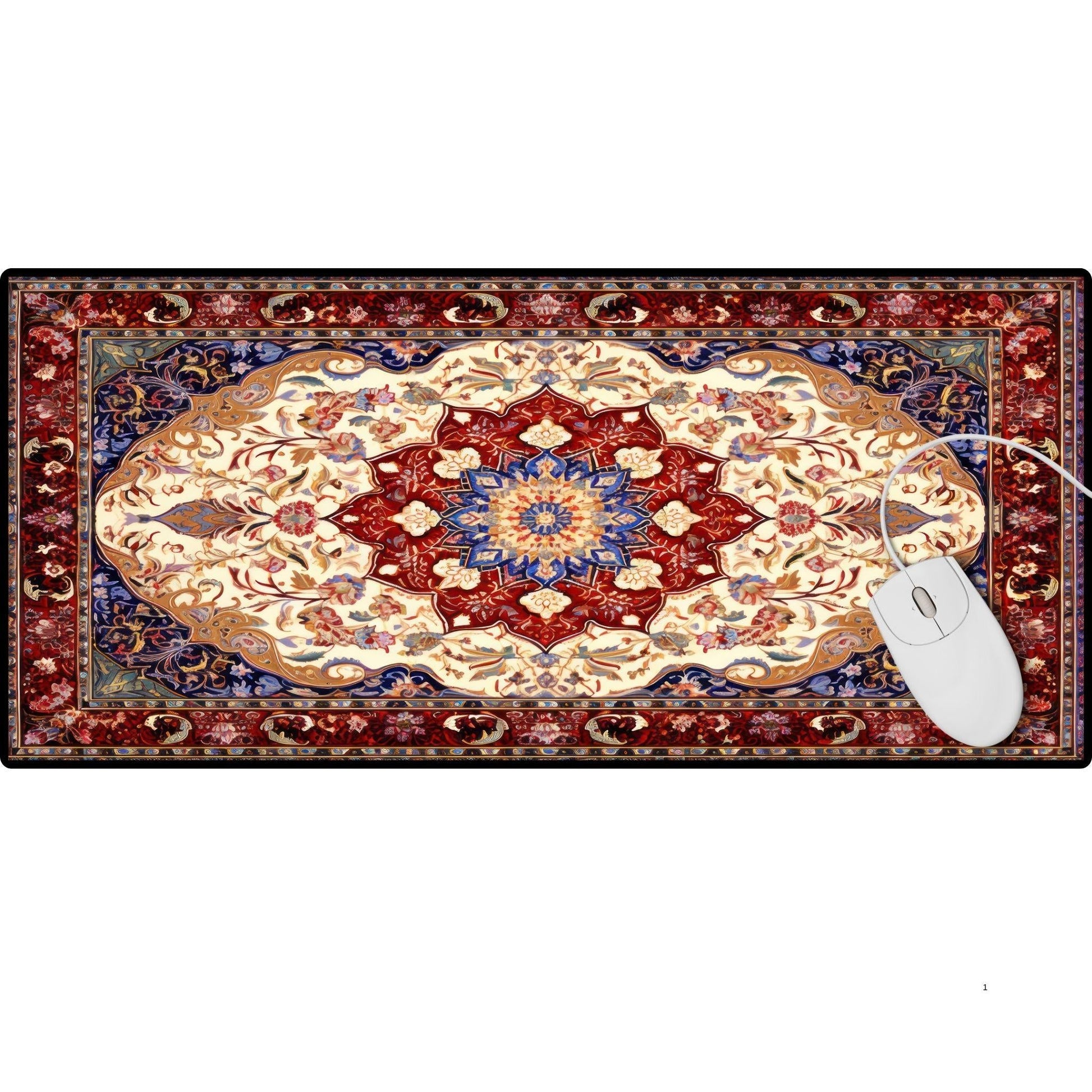 Watercolor Persian Rug Desk Pad - HEYITSTRENDY
