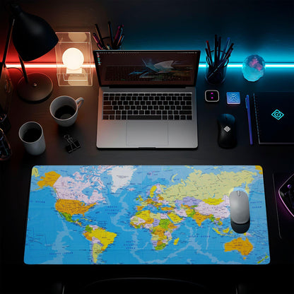 World Map Desk Pad - HEYITSTRENDY