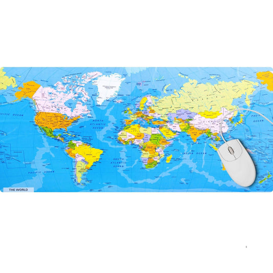 World Map Desk Pad - HEYITSTRENDY