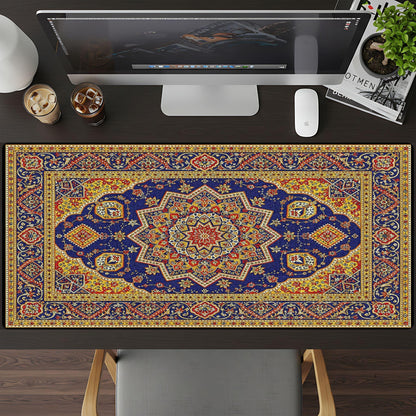 Yellow Persian Rug Desk Pad - HEYITSTRENDY